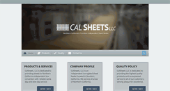 Desktop Screenshot of calsheets.com